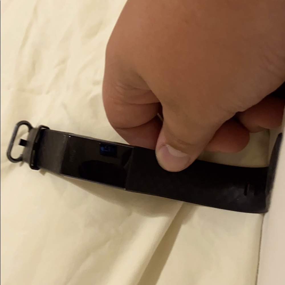 A Fitbit watch